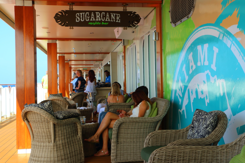 Norwegian Getaway Sugarcan Mojito Bar