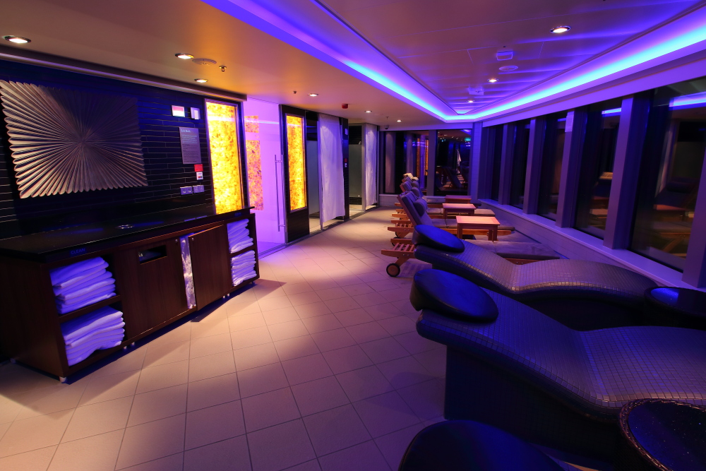 Spa thermal suite on Norwegian Getaway cruise ship