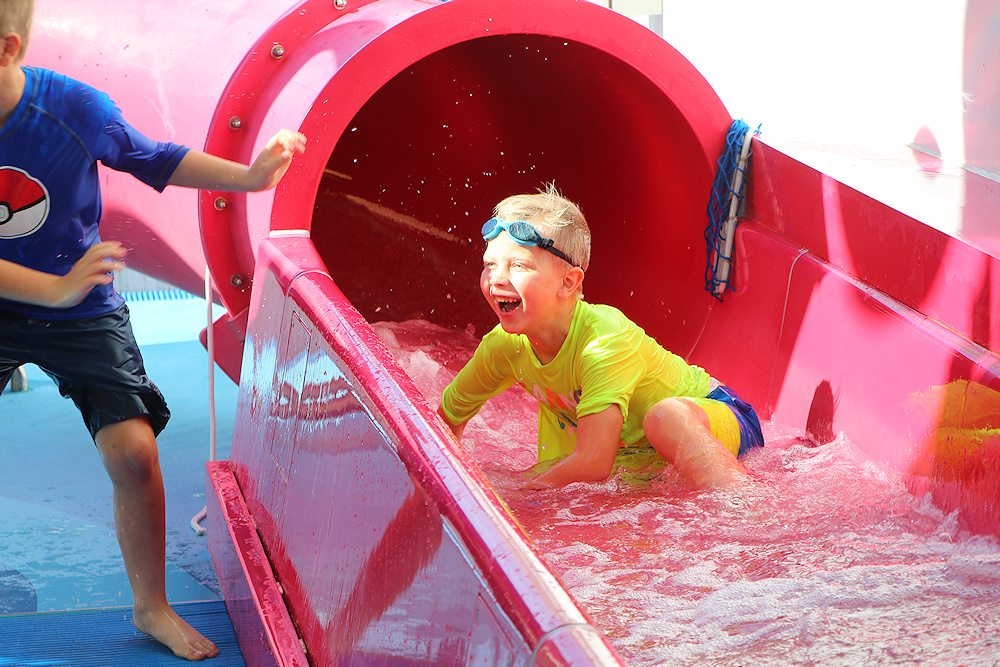 waterslide for kids on Norwegian Joy