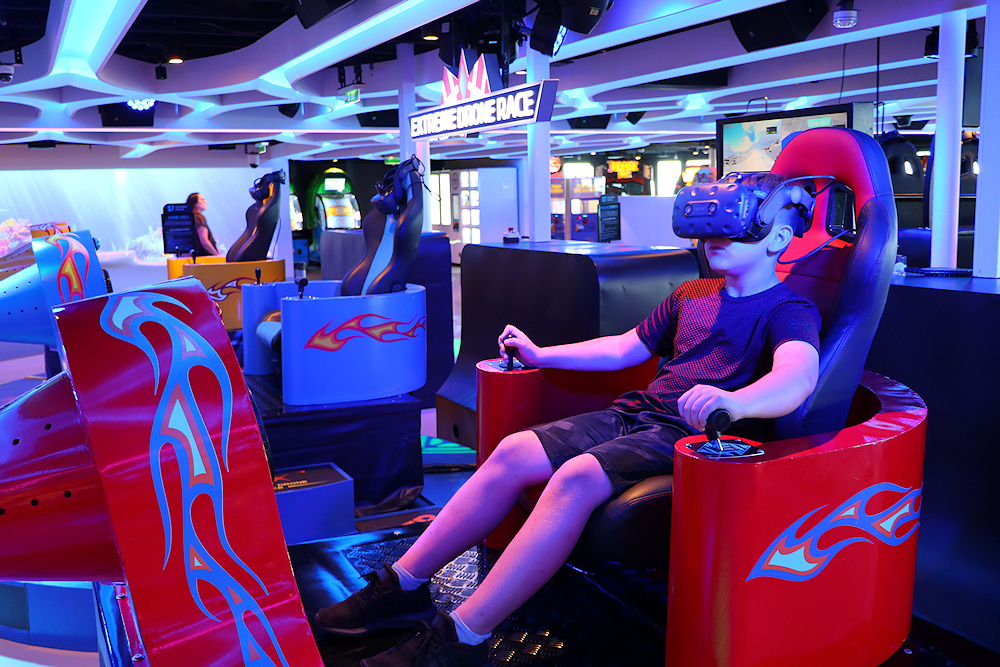 Virtual Reality game on Norwegian Joy