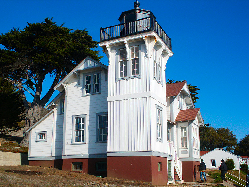 the lighthouse at Pt. San Luis