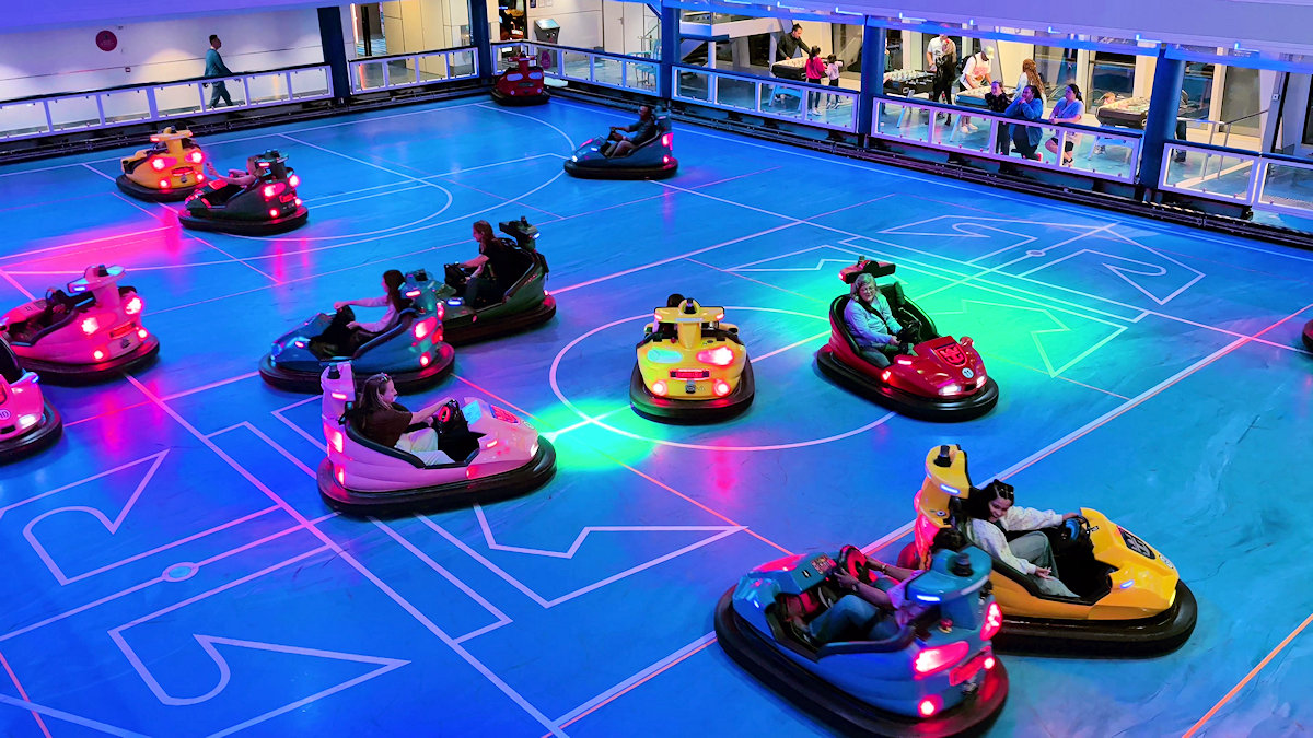 Bumper Cars on Quantum Of The Seas cruise ship