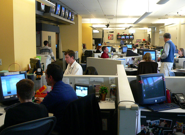 inside the KNSD newsroom