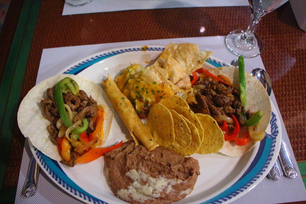 Mexican food from Sapphire Princess buffet