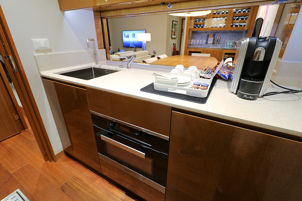 Viking Star owners suite kitchen